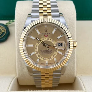 rolex sky dweller gold